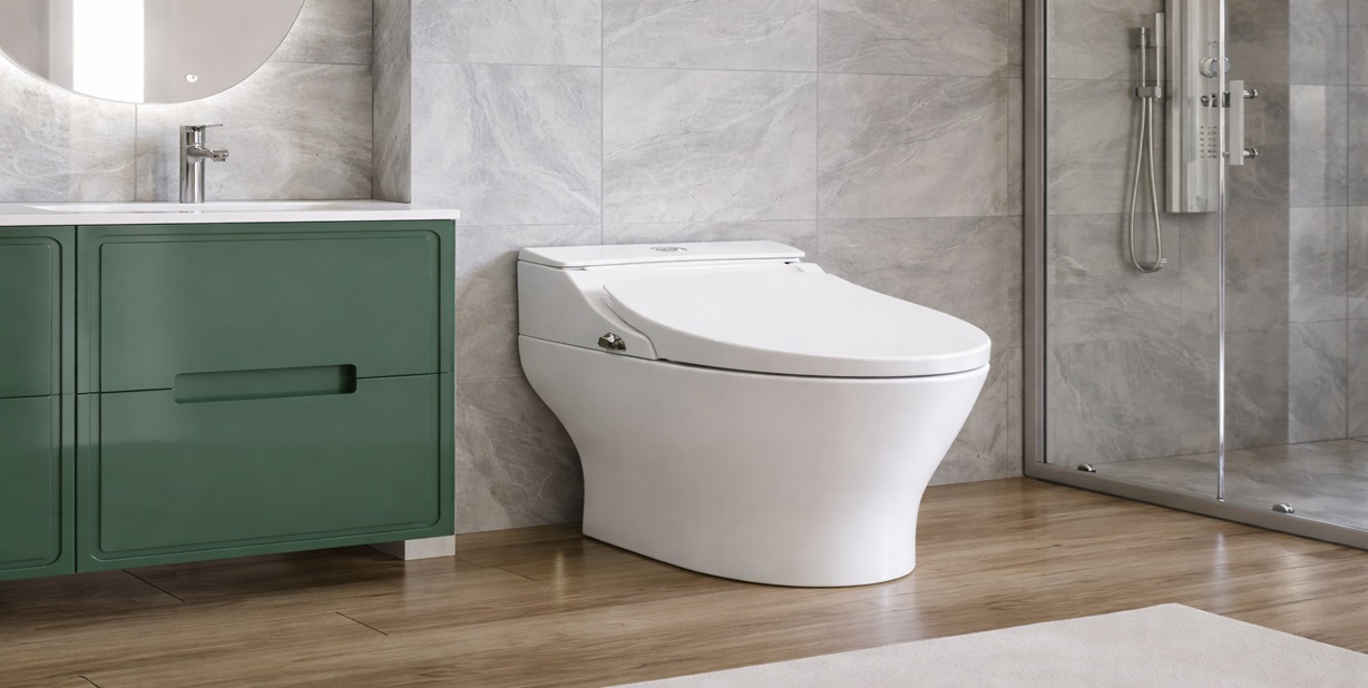Fontana Pordenone White Finish Dual Flush Smart Toilet FS2364 intelligent WC